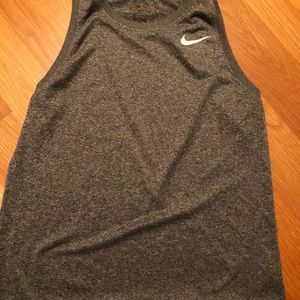 Nike sleeveless top size small grey